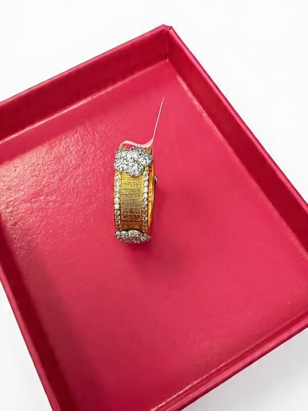 Eden By Adina Gold Crystal-Accent Women's Band Ring - Luxury